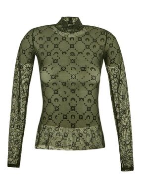 Brand New, With Tags, Marine Serre Moon Diamond Mesh Second Skin Top.
